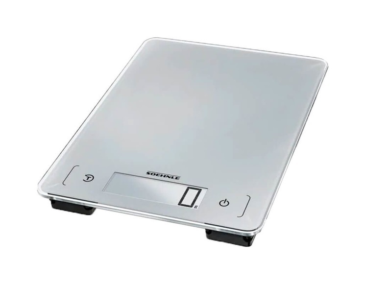 Soehnle KWD Page Aqua Proof Digitale Küchenwaage Wägebereich (max.)=10 kg Silber-Grau