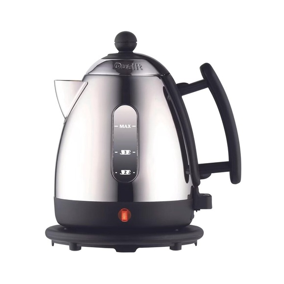 DUALIT Lite 1 l - Wasserkocher (Silber/Schwarz)