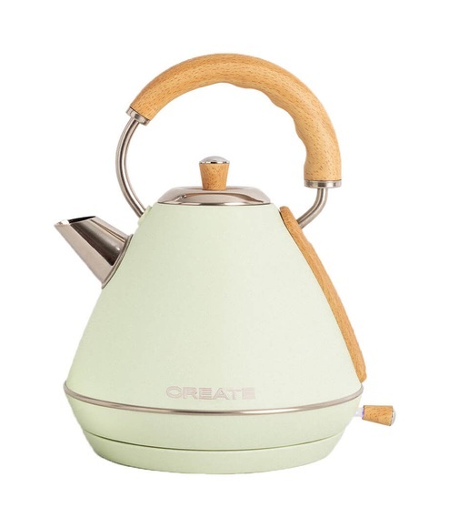 KETTLE RETRO - Elektrischer Wasserkocher 1.7L pastelgrün