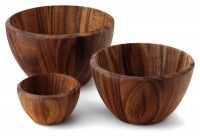 Continenta - Salatschüssel 30 x 18 cm - Braun