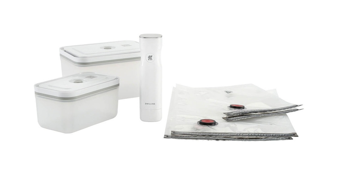 Zwilling - Vakuumggar-Set - Transparent und Weiss