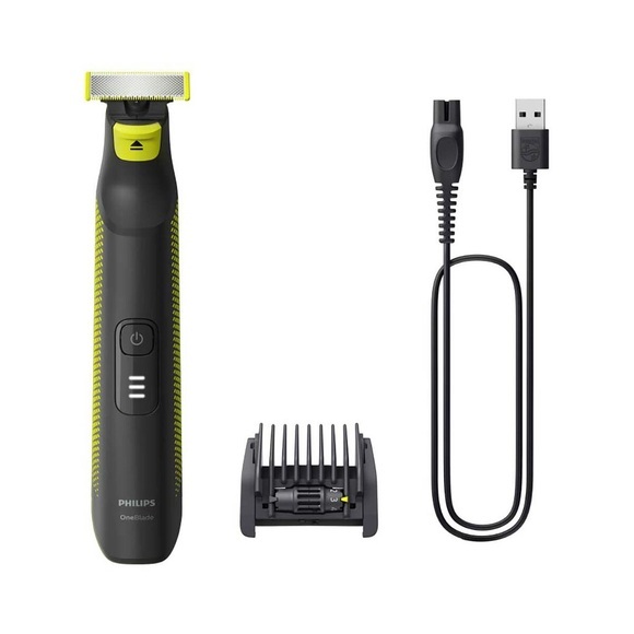 Philips OneBlade Pro QP6506/15 Bart-/Bodytrimmer ? Trimmer/Barttrimmer/Bartschneider ? Schwarz / Gelb