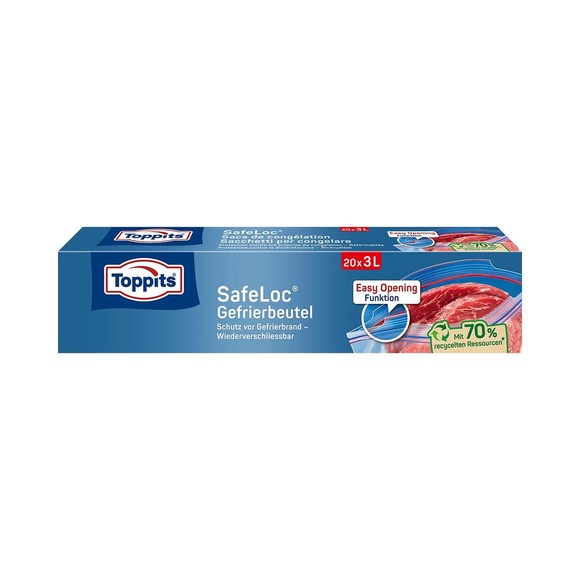 Toppits Gefrierbeutel Doppelverschluss