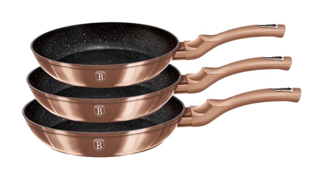 Berlinger Haus - 3-teiliges Pfannen-Set i-Rose Edition - Roségold