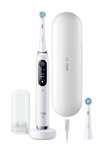 Oral-B iO 9 + Sensitive Zahnbürste weiss