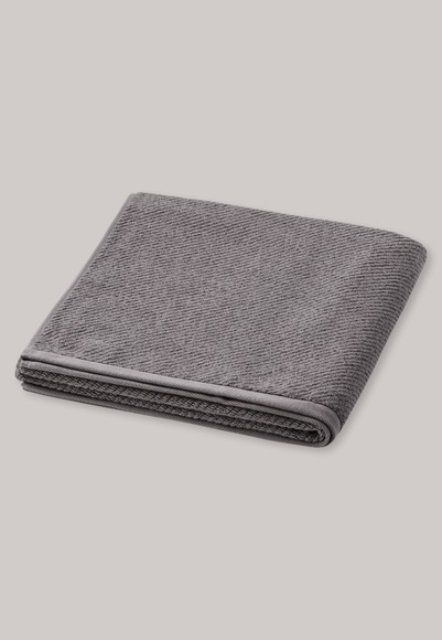 Duschtuch Strukturstreifen 70x140 graphit - SCHIESSER Home 70*140