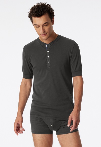 Shirt kurzarm anthrazit - Revival Karl-Heinz 6