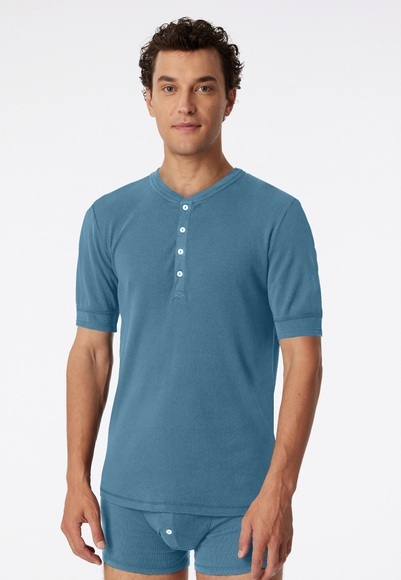 Shirt kurzarm blaugrau - Revival Karl-Heinz 4