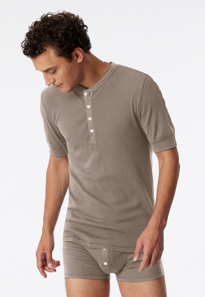 Shirt kurzarm braungrau - Revival Karl-Heinz 6