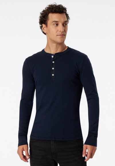 Shirt langarm dunkelblau - Revival Karl-Heinz 7