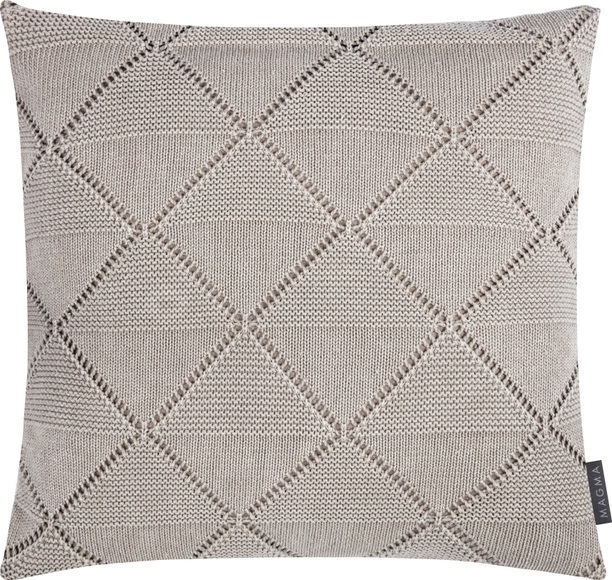 Schubiger Kissenhülle Purl Taupe