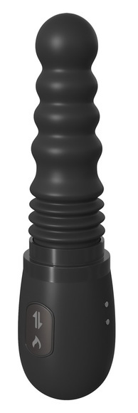 Anal Fantasy Elite Kollektion Gyrating Ass Thruster Schwarz | Pipedrea