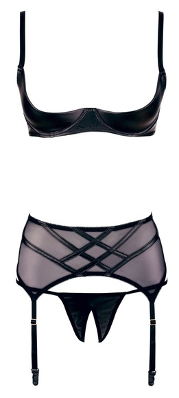 Cotteli - 3-teiliges Hebe Strapsset - 75B EUR