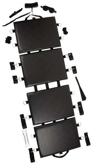 Fesselplatte ?Bondage Board 2.0?, extralang, zusammenklappbar, mit Trageriemen