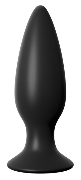 Grosser Wiederaufladbarer Analplug Schwarz | Pipedream