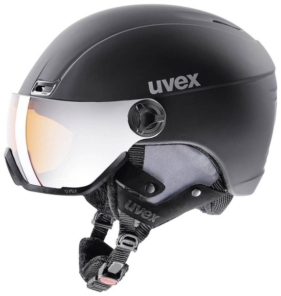 Uvex - Hlmt 400 Visor Style S2 - Skihelm Gr 58-61 cm schwarz/grau