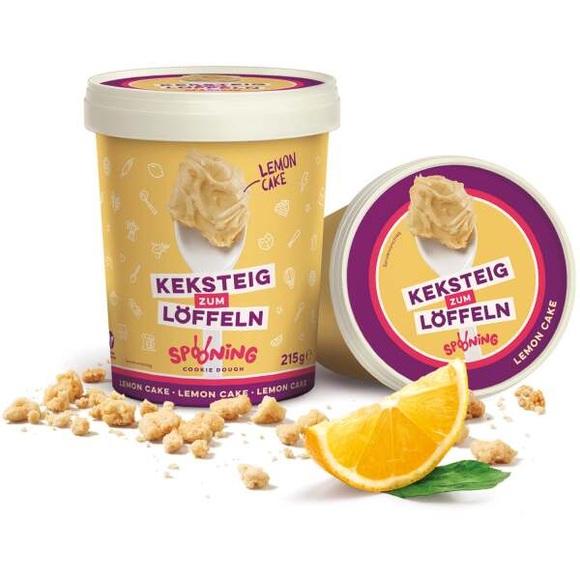 Spooning Cookie Dough Keksteig Lemon Cake 215g