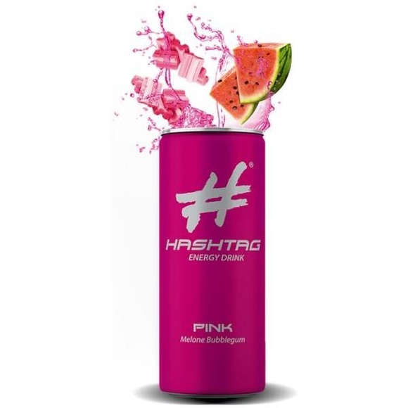 Hashtag Energy Pink Melone-Bubblegum 250ml