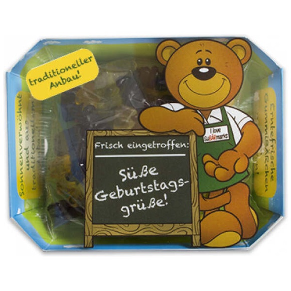 Süsse Schale Geburtstagsgrüsse 75g