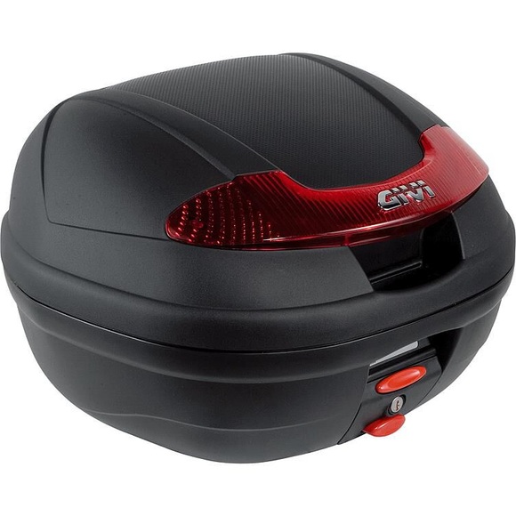 Givi Monolock® Topcase E340N 34 Liter mit roten Reflektor