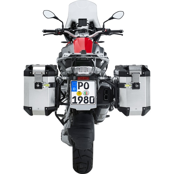 Givi Monokey Cam Alukoffer Trekker Outback 37 silber Paar