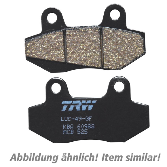 TRW - Bremsbelagsatz, Scheibenbremse