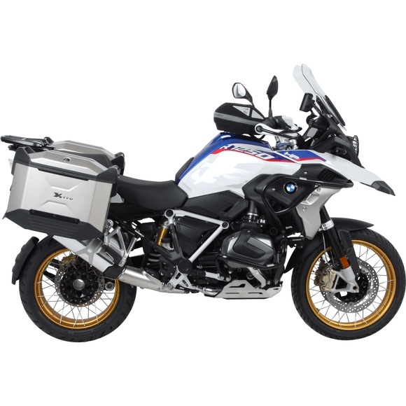 H&B Xceed Aluminium Seitenkoffer 38 Liter titan rechts
