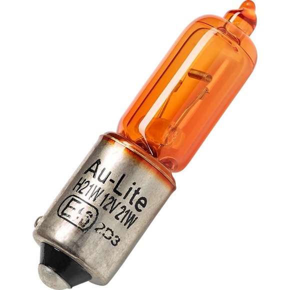 Chaft Glühbirne Halogen 12 V, 21W Bajonett BAY9S orange