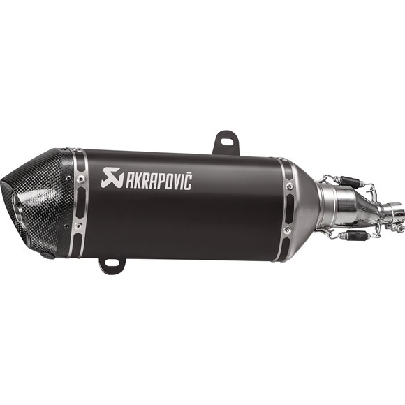 Akrapovic Auspuff Slip-On oK Edelstahl schwarz für GTS 125/150 17-20