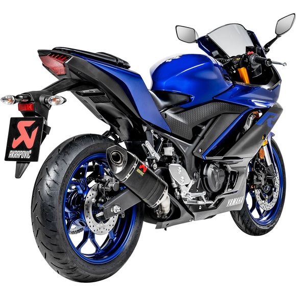 Akrapovic Auspuff Slip-On Carbon für MT-03 2016-, YZF R25/R3 2015-