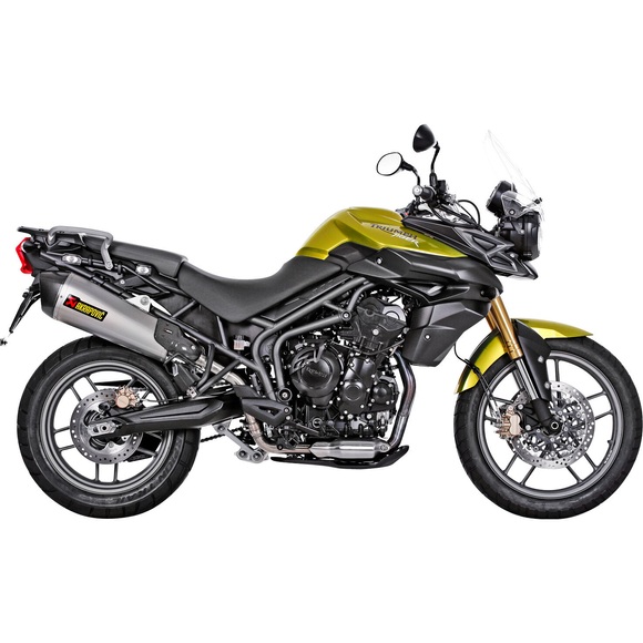 Akrapovic Auspuff Slip-On Titan für Triumph Tiger 800 2011-2016
