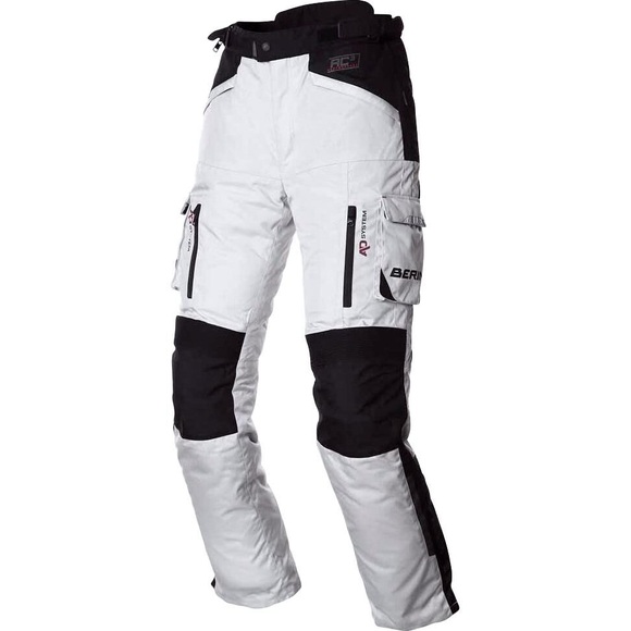 Bering Michigan Textil Motorradhose schwarz/grau XL