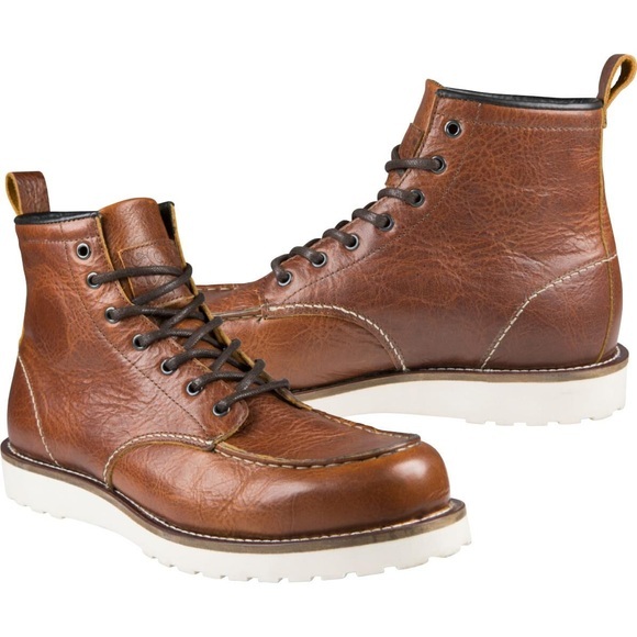 John Doe Rambler Stiefel Motorradstiefel braun Herren Größe 41