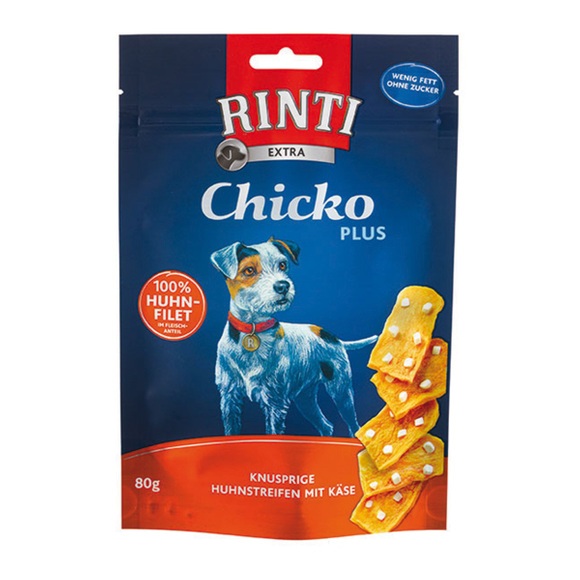 RINTI Chicko Plus Käsewürfel - 80 g