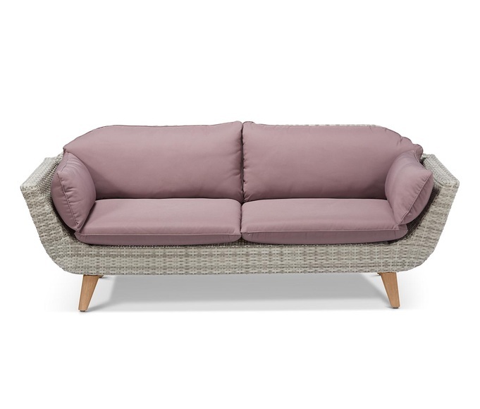 Komfort-Gartensofa, 3-Sitzer