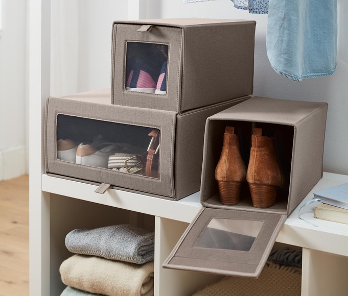 Ordnungsboxen-Set mit Sichtfenster