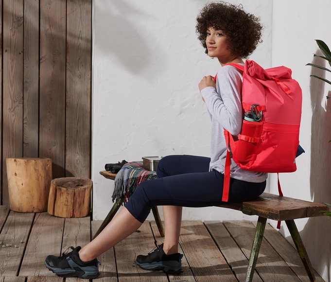 Outdoor-Rucksack, rot