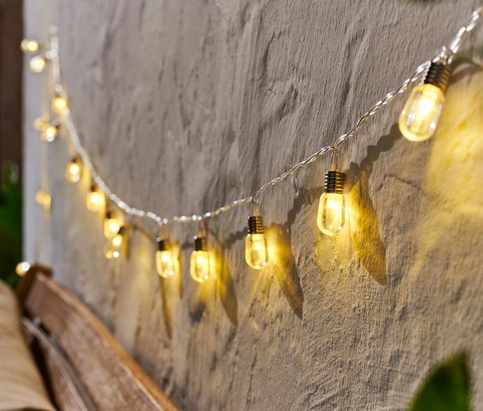 LED-Lichterkette mit Mini-Glühbirnen
