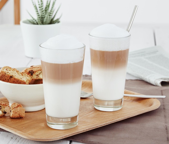 2 Barista-Latte-macchiato-Gläser
