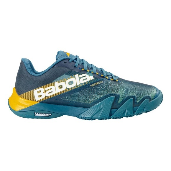 Babolat Jet Premura 2 PADL Padelschuh Herren - Blau, Apricot