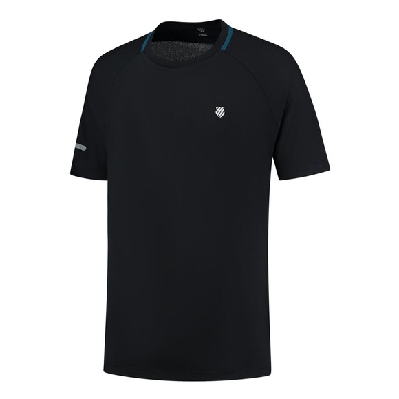 K-Swiss Hypercourt Double Crew 2 T-Shirt Herren - Schwarz