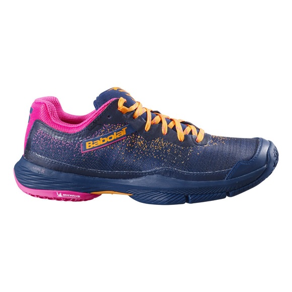 Babolat Jet Ritma Padelschuh Damen - Dunkelblau, Pink