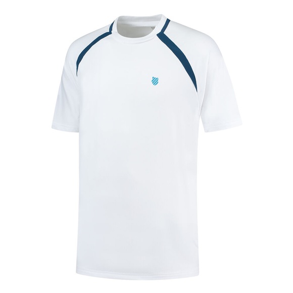 K-Swiss Mesh Crew 2 T-Shirt Herren - Weiß