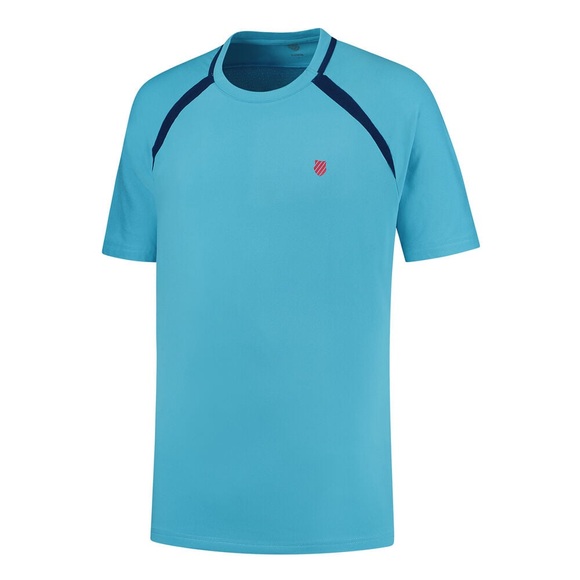 K-Swiss Mesh Crew 2 T-Shirt Herren - Türkis