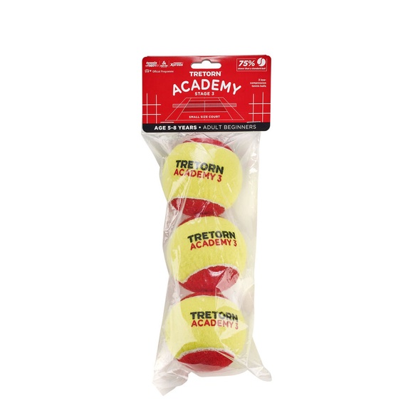 Tretorn Academy Red 3er Dose