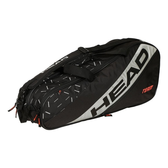 HEAD Team Racquet Bag M Schlägertasche 6er - Grün, Schwarz