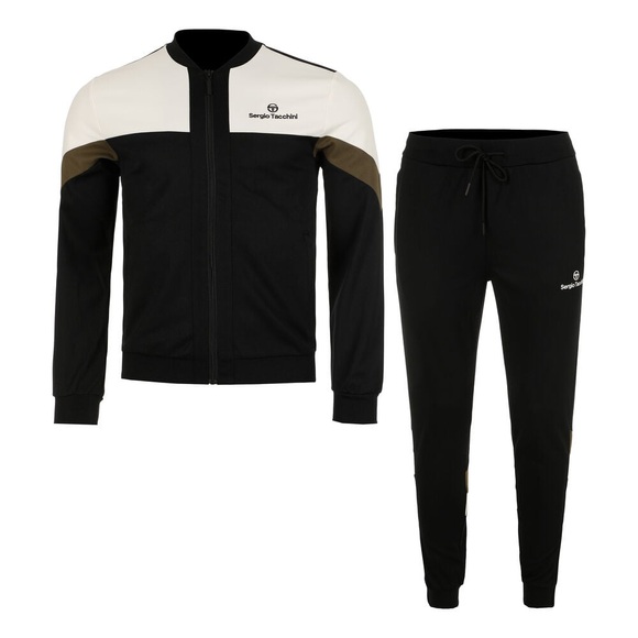 Sergio Tacchini Prua Trainingsanzug Herren - Schwarz, Beige