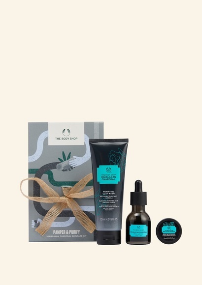 Pamper & Purfify Himalayan Charcoal Skincare Kit