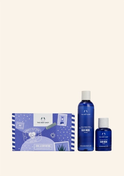 Cool & Comforting Blue Musk Collection Geschenkset