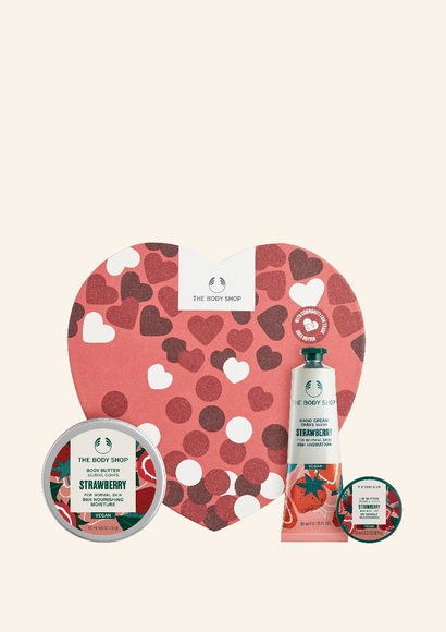 Strawberry Herz-Geschenkebox